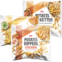 Illustration av Frysta potatisprodukter