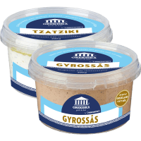 Illustration av Gyrossås/Tzatziki