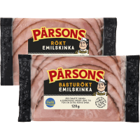 Illustration av Skinka Basturökt, Emilskinka