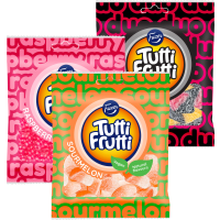 Illustration av Tutti Frutti påse