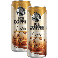 Illustration av Iskaffe latte