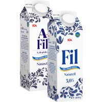 Illustration av Fil Naturell 3%