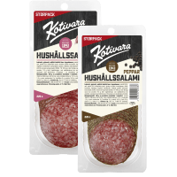 Illustration av Salami Peppar, Vitlök