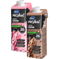 Illustration av PROfeel protein drink