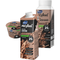 Illustration av Proteindryck, Milkshake, Pudding, Mousse