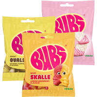 Illustration av BUBS godis