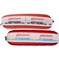 Illustration av Fläskkorv, Köttkorv, Kroppkakor, Pitepalt