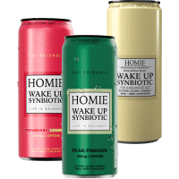 Illustration av Homie energidryck