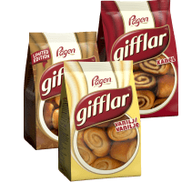 Illustration av Gifflar flera smaker