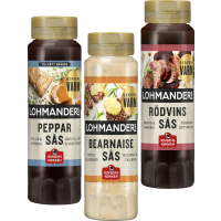 Illustration av Varma såser