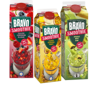 Illustration av Smoothie Äpple Banan Ananas 1000ml