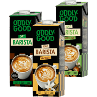 Illustration av Barista havredryck