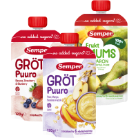 Illustration av Fruktmums & gröt