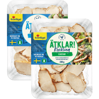 Illustration av Ätklar kyckling