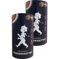 Illustration av Tändbriketter