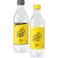 Illustration av Schweppes Tonic Water