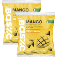 Illustration av Fryst mango