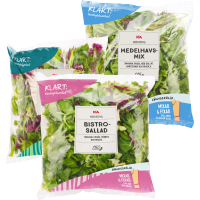 Illustration av Skurna sallader i påse