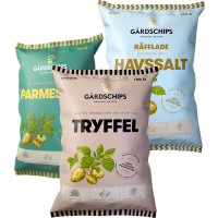 Illustration av V18 Gårdschips 3 smaker