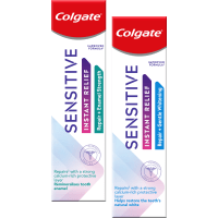 Illustration av Tandkräm Sensitive Instant Relief White