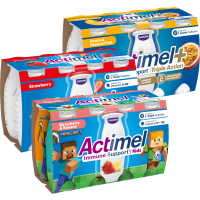 Illustration av Actimel 8-pack