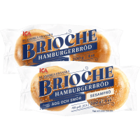 Illustration av Brioche hamburgerbröd
