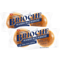 Illustration av Brioche hamburgerbröd