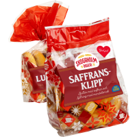 Illustration av Saffransklipp/Lussekatter