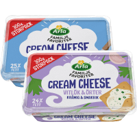 Illustration av Cream cheese Vitlök & Örter ®