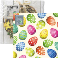 Illustration av Påskservetter