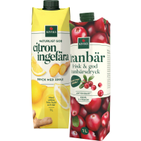 Illustration av Dryck Citron Ingefära/Tranbär