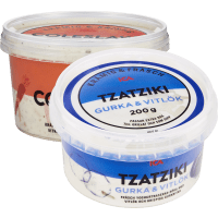 Illustration av Coleslaw, Tzatziki