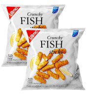 Illustration av Crunchy fish sticks
