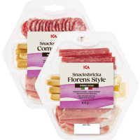 Illustration av Snacksbricka