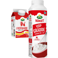 Illustration av Vispgrädde