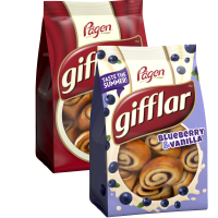 Illustration av Gifflar Blueberry & Vanilla