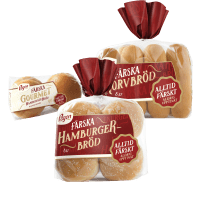 Illustration av Korv-, hamburgerbröd, gourmet hamburgerbröd