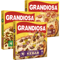 Illustration av Fryst pizza