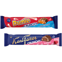 Illustration av Crunchy Raspberry/Dumle