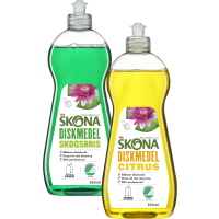 Illustration av Skona diskmedel