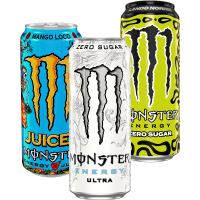 Illustration av Monster Flakpris