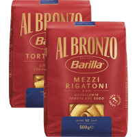 Illustration av Mezzi Rigatoni Al Bronzo
