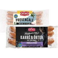 Illustration av Kryddkorvar provencale / karré&örter