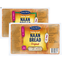 Illustration av Naan Bröd