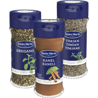 Illustration av Kryddor små glas