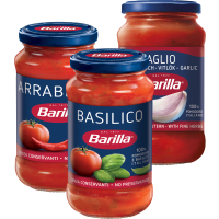 Illustration av Barilla Pastasås