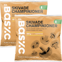 Illustration av Champinjoner skivade