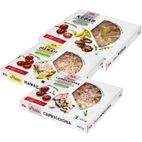 Illustration av Färska pizzor