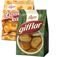 Illustration av Gifflar saffran/Lussekatter