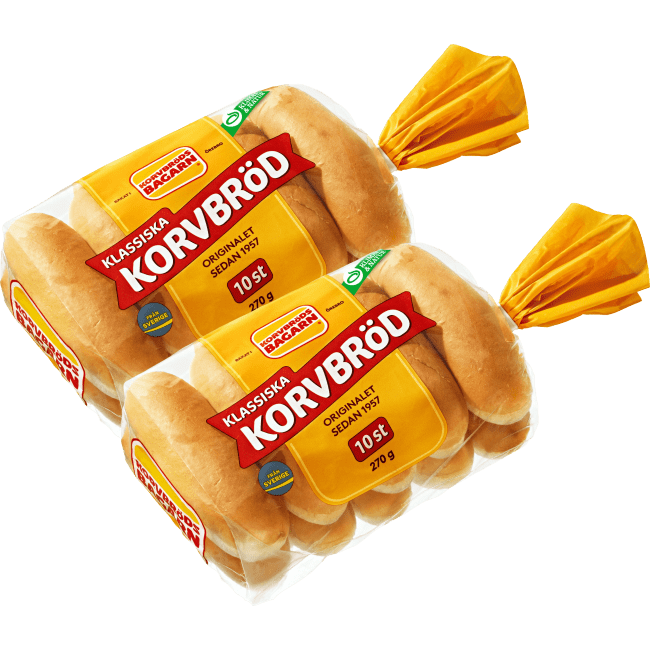 Illustration av Korvbröd